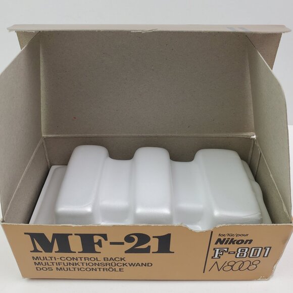 Nikon Multi-Control Back MF-21 for F-801 / N8008 Film Camera Vintage Unused NOS - Picture 10 of 13